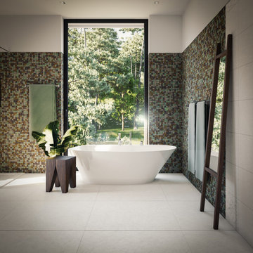 Neubau einer Bauhausstil Villa in Madrid - Studie