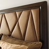 Lexington Zavala Spectrum Upholstered California King Bed, Mocha Brown