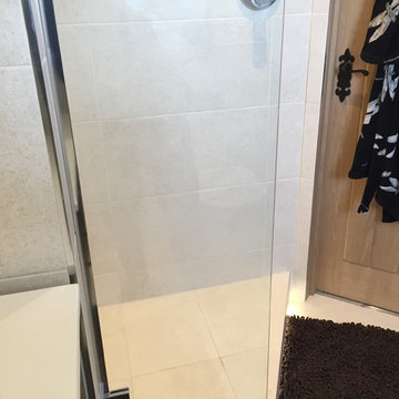Sleek Modern Master Ensuite, Boreham, Essex