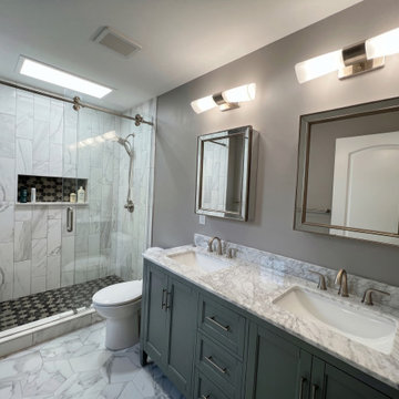Bathroom | Addition to Split Level Teaneck NJ