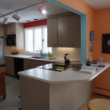 Corian countertops - over all view