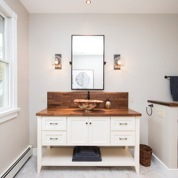 Rustic Master Bathroom Suite Remodel