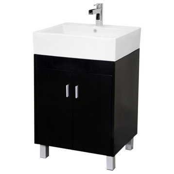 [S]22.8 Inch Contemporary Single Sink Vanity by Bellaterra Home