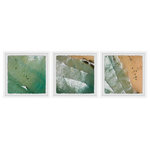 Marmont Hill Inc. - 3-Piece "Waves" Triptych Set, 36"x12" - (3) panels of 12x12