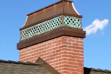 Inspiration for a craftsman exterior home remodel in Salt Lake City