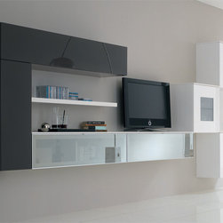 Italian Wall Unit Exential Y29 by Spar - $6,275.00 - Entertainment Centers And Tv Stands