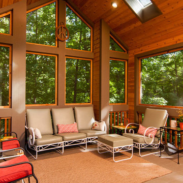 Screened-In Guest House for Giraffe Design Build