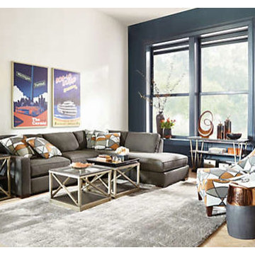 Rich and Dramatic Living Room