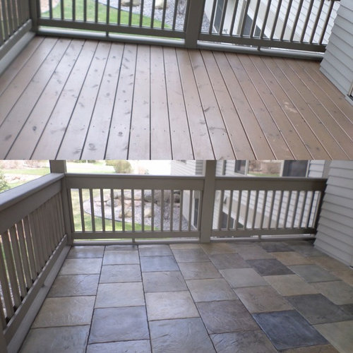 Can Dektek Tiles Be Installed Over Your Existing Deck Installing Dektek Tiles Over An Existing Wood Deck More Info