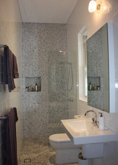 Modern Bathroom by mcrae + lynch interior design