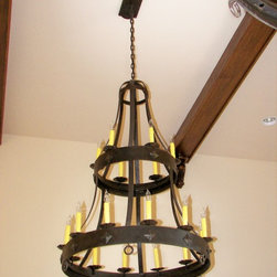 CH-064 Hand Made Iron Chandelier - Chandeliers