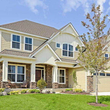 James Hardie Lap and Shakes & Shingles in Navajo Beige