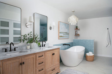 Bathroom - transitional bathroom idea in Charlotte