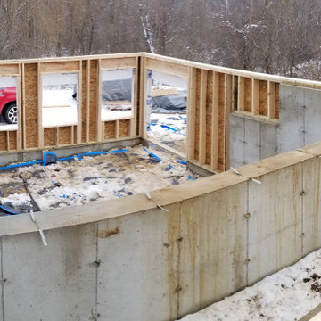 Two Story Home Addition with Home Gym and Four Seasons Room