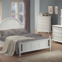 Kayla White Bedroom Set - Bedroom Furniture Sets
