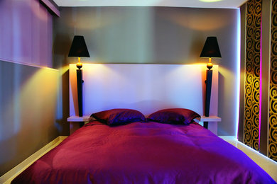 Réalisation d'une chambre design.