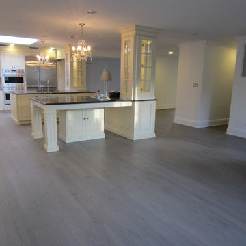 PORT WASHINGTON REFINISH: CUSTOM GREY STAIN & 3 COATS BONA NATURALE EXTRA MATTE