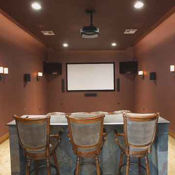 Media Room - Chic Elegance