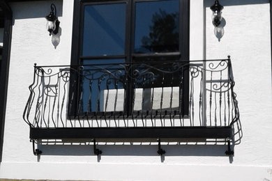 Iron balcony