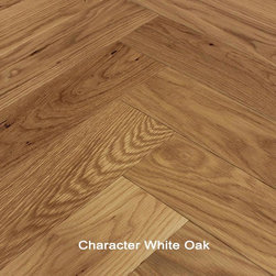 Character White Oak Herringbone Engineerd Hardwood Floors - Hardwood Flooring