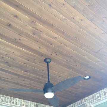 Cedar Tongue and Groove Ceiling