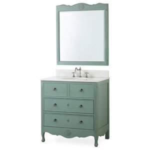 vanity daleville bathroom distress vantage mirror