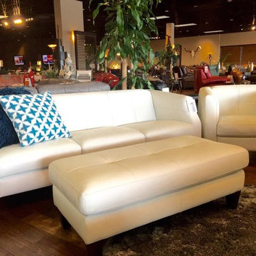 Natuzzi Leather Sofa (Austin & Houston)