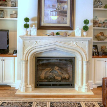 Stone Fireplace Mantels