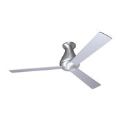Modern Fan Company Altus Hugger Brushed Aluminum 52" Ceiling Fan