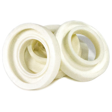 200-Pack E12 C7 White Rubber-O Socket Seal Rings
