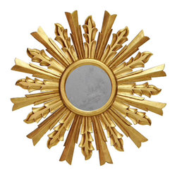 Worlds Away Furniture - Modena Starburst Mirror - Wall Mirrors
