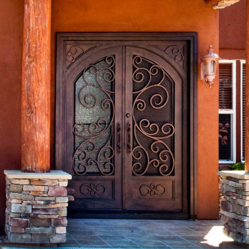 Bristol French Iron Entry Doors