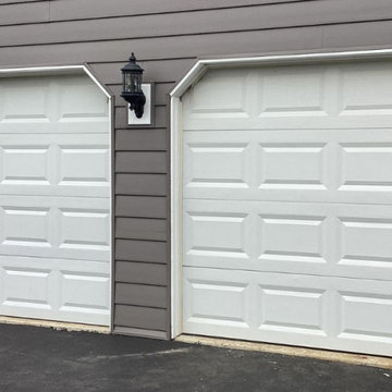 Elegant Black Garage Doors Enhance Curb Appeal in Downingtown, PA