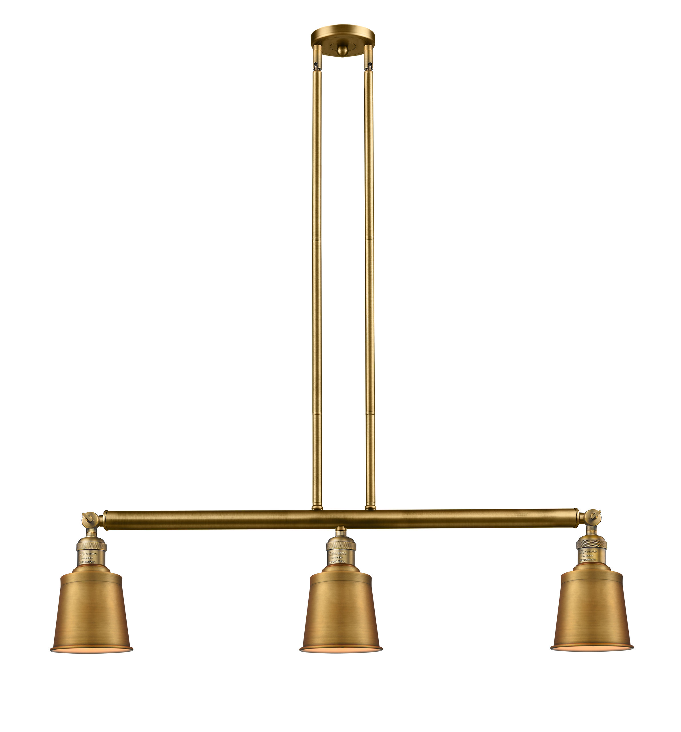 INNOVATIONS LIGHTING 213-AB-M9-AB-LED Addison 3 Light Island Light ...