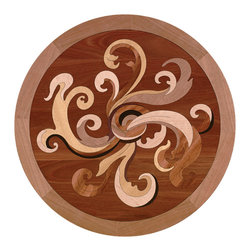 Oshkosh Designs Compassion Inlay Deco - Hardwood Flooring
