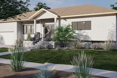 Example of an exterior home design in Salt Lake City