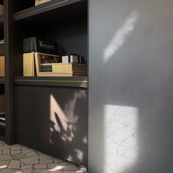 Bespoke bookshelves and TV wall - Bookcases