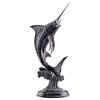 Marlin Brass and Marble Sculpture