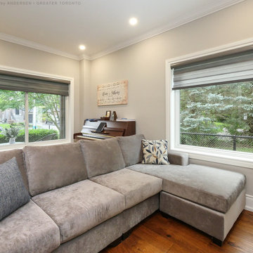 New Windows in Fantastic Living Room - Renewal by Andersen Greater Toronto Area 