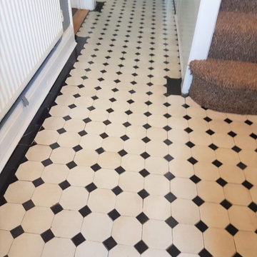 Victorian Tiles Hallway restoration in Neath