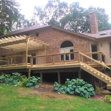 Expansive Wood with Pergola