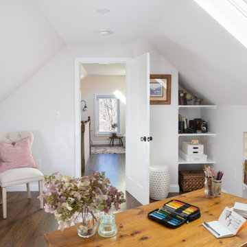 Staircase to reimagined attic