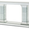 AICO Montreal Mirrored Console Table Crystal Accents