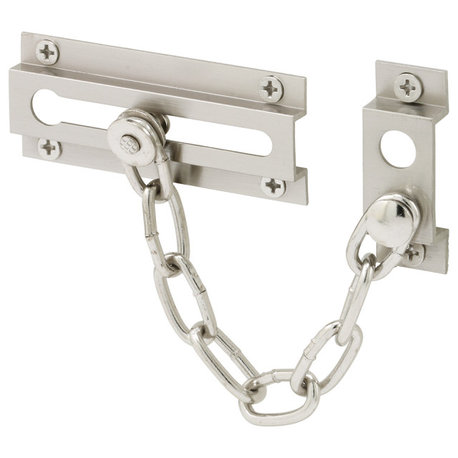 Satin Nickel, Chain Door Guard