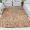 Hand Woven Jute Rug by Tufty Home, Natural / Gold, 2x3