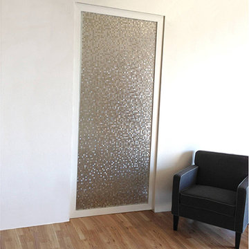 Layered Glass - Pocket Doors