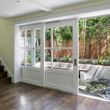 big doors to backyard