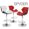 Set of 2 Modern Home Spyder Contemporary Adjustable Barstool - Comfortable Adju