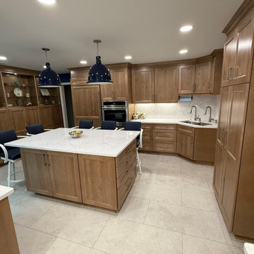 Warm Wood Elegance: A Stunning Custom Kitchen Transformation