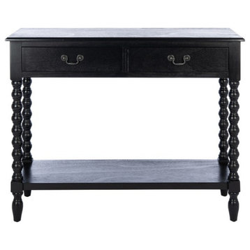 Thelma 2 Drawer Console Table Black